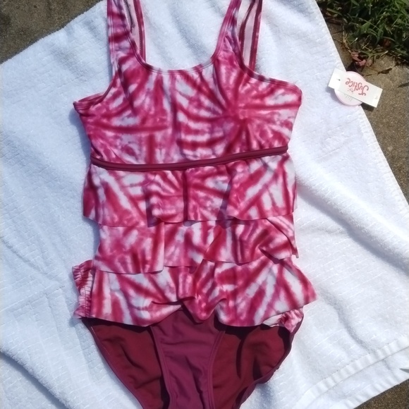 NWT Girls Justice bathing suit 14 - Picture 9 of 9